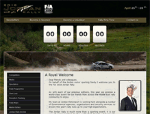 Tablet Screenshot of jordanrally.com